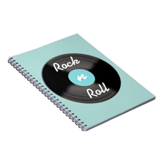 Rock N Roll Record Notitieboek (Rechterzijde)