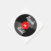 Rock n Roll Record Servetten (Hoek)