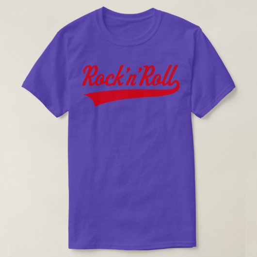 Rock n Roll Red T-shirt (Design voorkant)