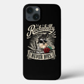 Rock n Roll Rockabilly Dog Schnauzer Hairdresser Case-Mate iPhone Case (Achterkant)