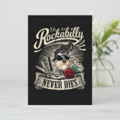 Rock n Roll Rockabilly Dog Schnauzer Hairdresser Kaart (Staand voorkant)