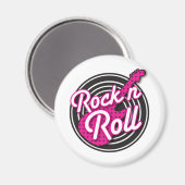 Rock N Roll rockabilly recordontwerp Magneet (Voorkant / Achterkant)