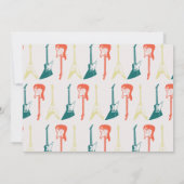 Rock n Roll Rockstar wenst voor de verjaardag Kaar Kaart (Achterkant)