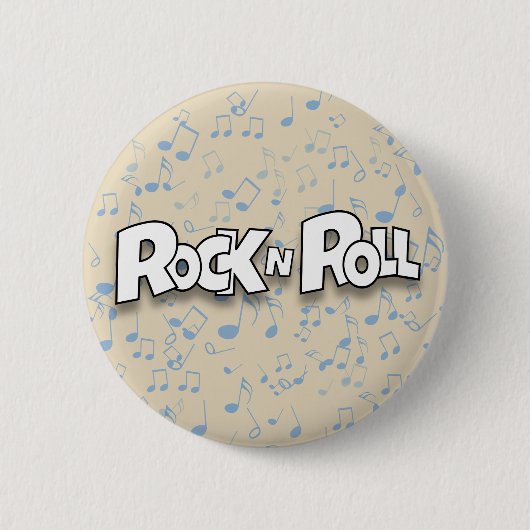 Rock N Roll Ronde Button 5,7 Cm (Voorkant)