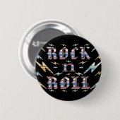 Rock-n-Roll Ronde Button 5,7 Cm (Voorkant /achterkant)