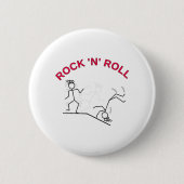 Rock 'N' Roll Ronde Button 5,7 Cm (Voorkant)