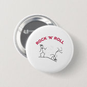 Rock 'N' Roll Ronde Button 5,7 Cm (Voorkant /achterkant)