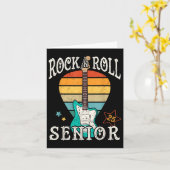 Rock N Roll Senior 25  Cool Afstuderen 2025 G Kaart (Gele Bloem)