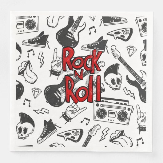Rock N Roll Servet (Voorkant)