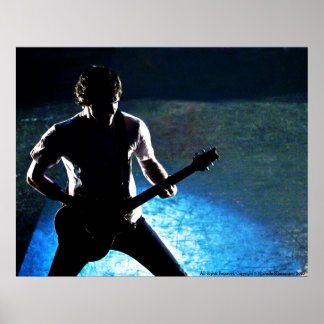 ROCK N ROLL SILHOUETTE POSTER #2. rock on.