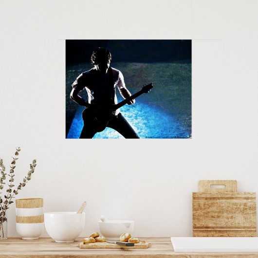 ROCK N ROLL SILHOUETTE POSTER #2. rock on. (Keuken)