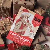 Rock N Roll Sinterklaas Kerstfeest Uitnodiging