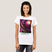 Rock 'n' Roll Skull en Crossbones T-Shirt-2 T-shirt (Voorkant volledig)