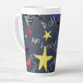 Rock-N-Roll Skull Latte Mok 2 van 2 (Linkerhoek)