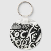 Rock n roll sleutelhanger (Voorkant)