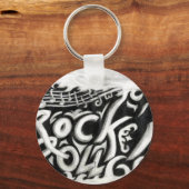 Rock n roll sleutelhanger (Voorkant)