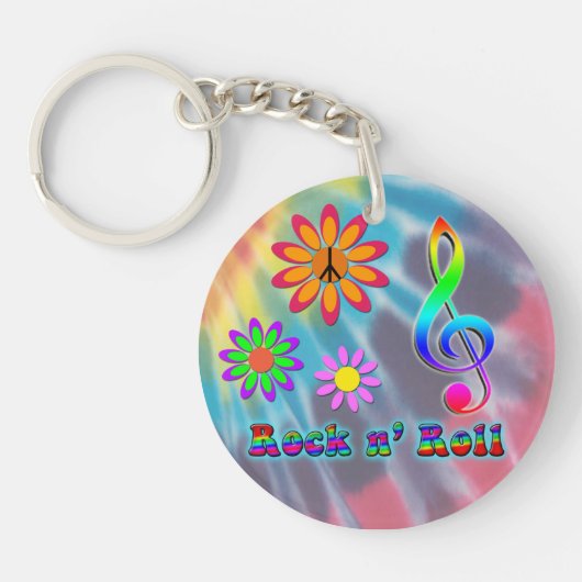 Rock n' Roll Sleutelhanger (Voorkant)