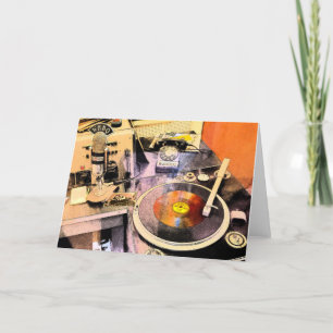 Rock-n-Roll-speelkaart afspelen Kaart