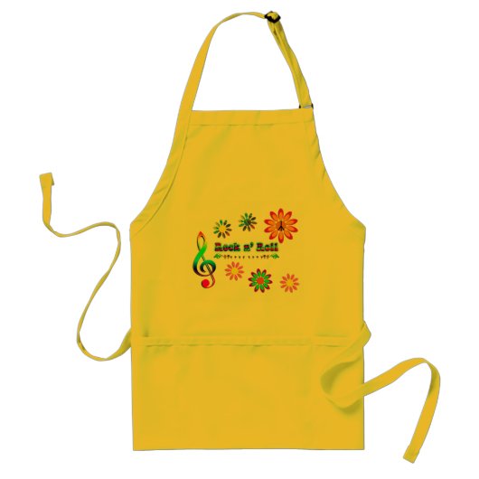 Rock n' Roll Standaard Schort (Voorkant)