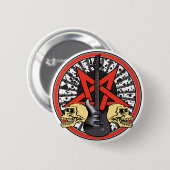Rock n Roll Star Ronde Button 5,7 Cm (Voorkant /achterkant)