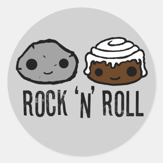 Rock 'n' Roll Sticker (Voorkant)