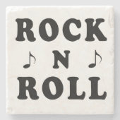 Rock N Roll Stone Onderzetter (Voorkant)