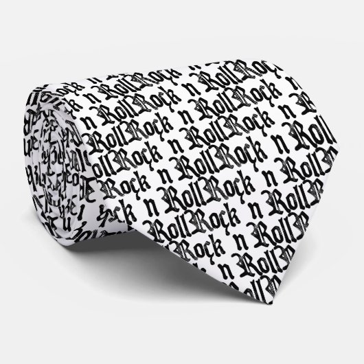 rock n roll stropdas (Opgerold)