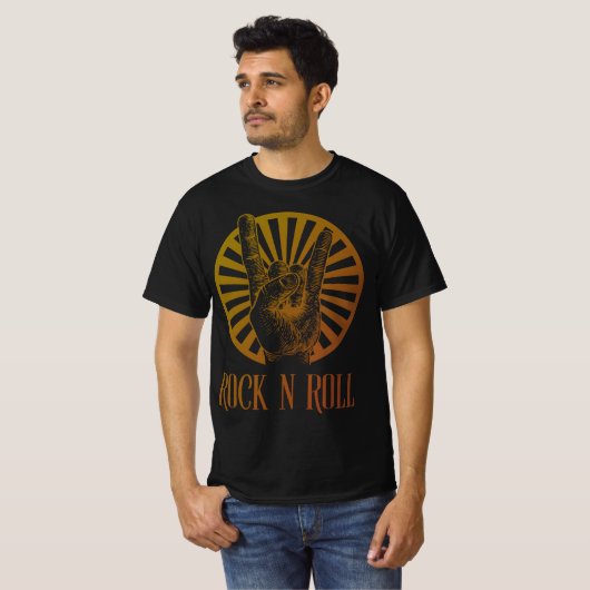 Rock N Roll T-shirt (Voorkant volledig)
