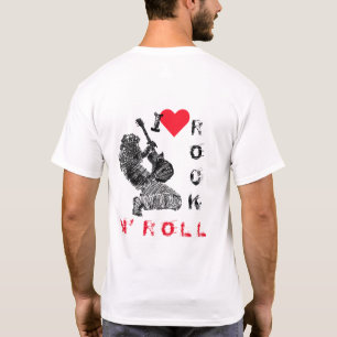 Rock N Roll T-Shirt met Gitaar Speler