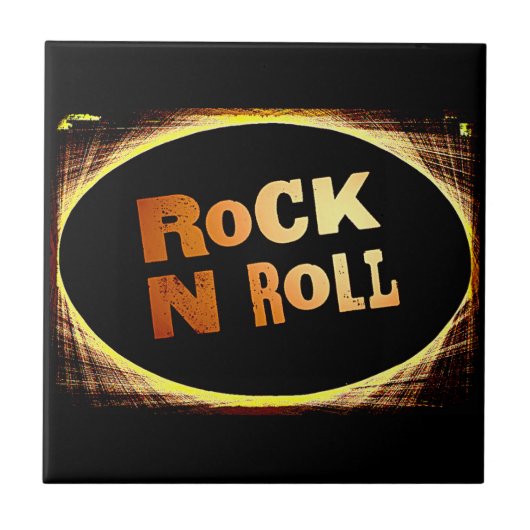 Rock N Roll Tegeltje (Voorkant)