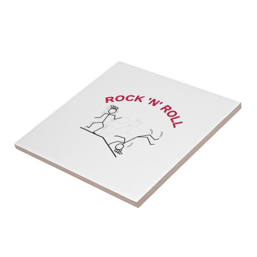 Rock 'N' Roll Tegeltje (Zijkant)
