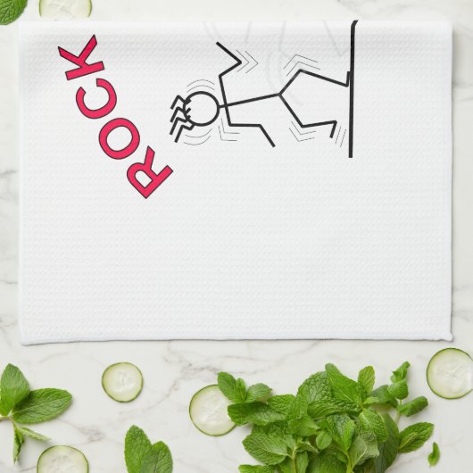 Rock 'N' Roll Theedoek (Gevouwen)