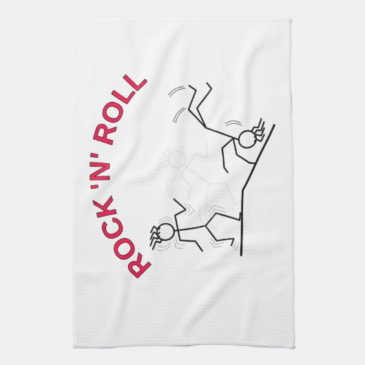 Rock 'N' Roll Theedoek (Verticaal)