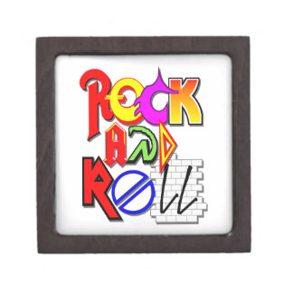 Rock-'n-Roll-thema-opbergdoos Premium Opbergdoosje