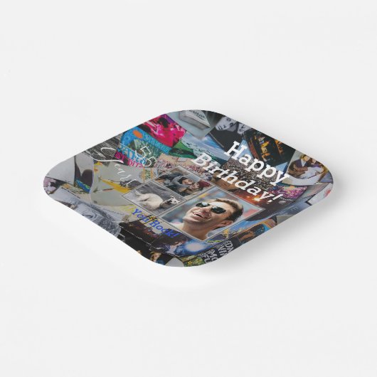 Rock-N-Roll Theme Birthday Bord - HAMbWG (Gebogen)