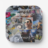 Rock-N-Roll Theme Birthday Bord - HAMbWG (Voorkant)
