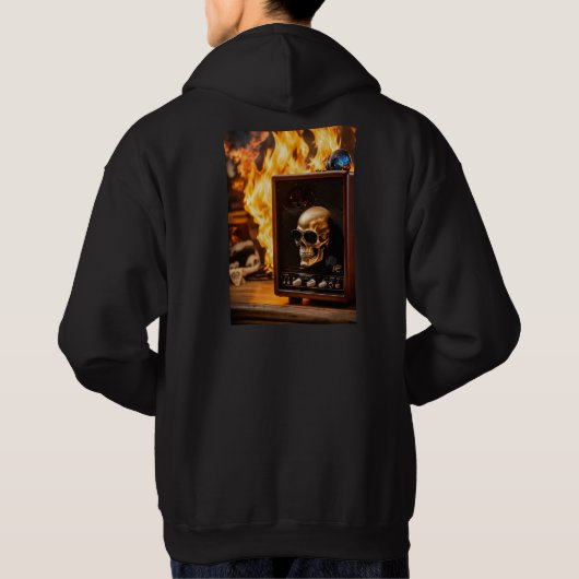 Rock 'n' Roll Threads: Laat je innerlijke Rebellen Hoodie (Achterkant)