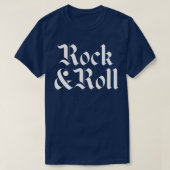 rock-'n-roll-typografie t-shirt (Design voorkant)