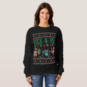 Rock n Roll Ugly KerstSweater Trui (Voorkant volledig)