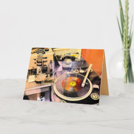 Rock-n-Roll Verjaardag Kaart