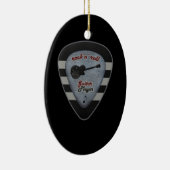 rock ' n roll voor altijd keramisch ornament (Rechts)