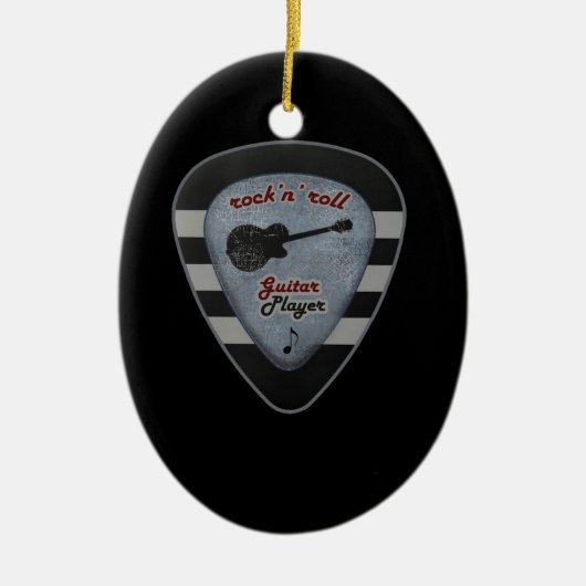 rock ' n roll voor altijd keramisch ornament (Voorkant)