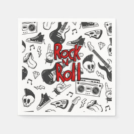 Rock N Roll Voor Altijd Servet