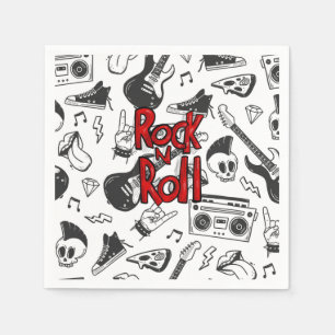 Rock N Roll Voor Altijd Servet