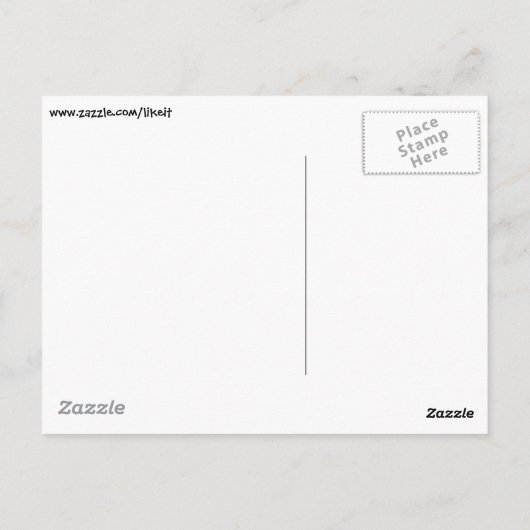 Rock "n" Roll Walllock Briefkaart (Achterkant)