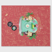 Rock "n" Roll Walllock Cadeaupapier (Vlak)