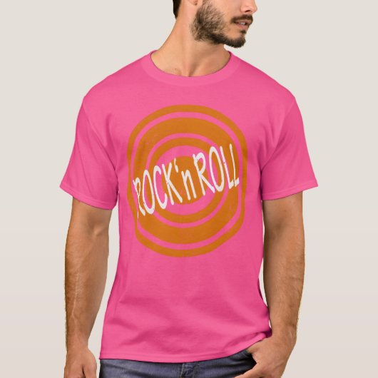 Rock n Roll White Word girl T-shirt (Voorkant)
