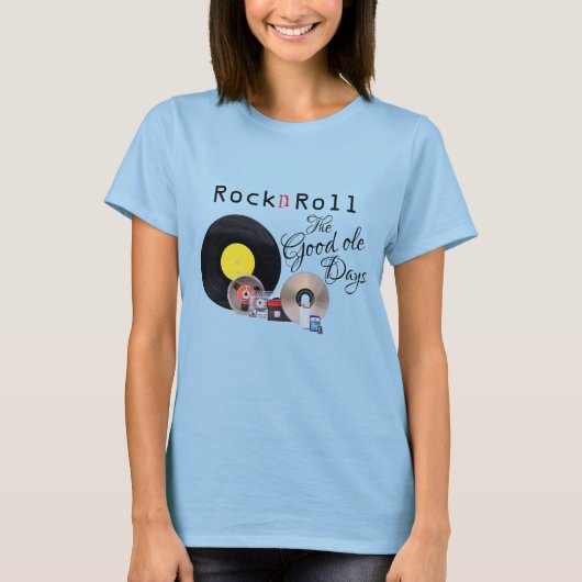 "Rock n Roll" Women's Basic T-Shirt (Voorkant)