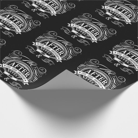 Rock N' Roll Wrapping Paper Cadeaupapier (Hoek)