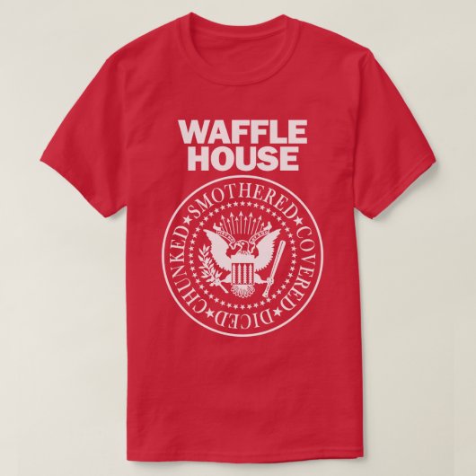 Rock N Roll x Waffle House T-shirt (Design voorkant)